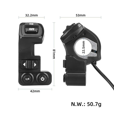 KukirinG2Pro/G2ProDB/G2Max light switch with fast connector wocomotors