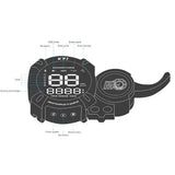 New Eye3 colorful display for minimotors dualtron electric scooter wocomotors