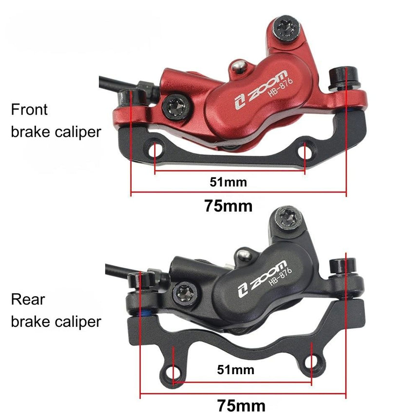 Original ZOOM HB876E 4 piston Hydraulic brake caliper