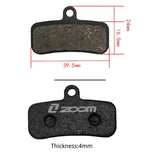 ZOOM 4 Piston brake pads for ZOOM brake caliper HB-876 wocomotors