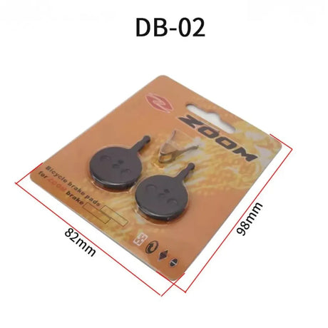 ZOOM DB-02 brake pads wocomotors