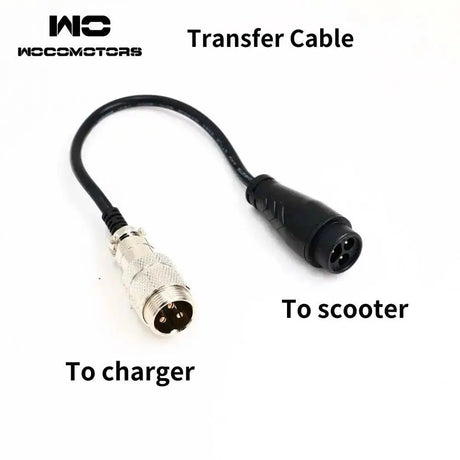 Adapter for Dualtron Electric Scooter To Switch GX16 3 - Pin Plug To LP16 Plug MINIMOTORS Transfer Cable - wocomotors