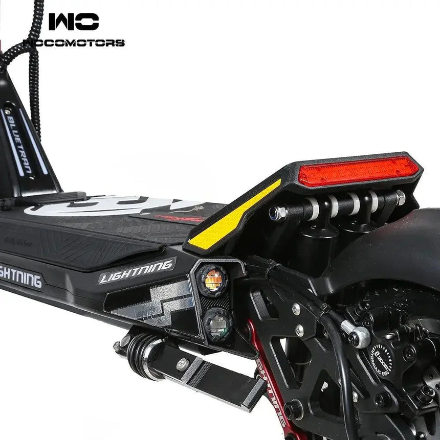 Frame rear sticker for bluetran lighnting - wocomotors