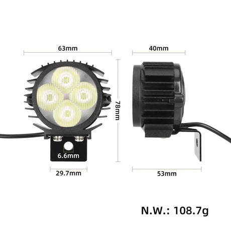 Front Light for Kukirin G2 Pro/G2 ProDB/G2 Max wocomotors