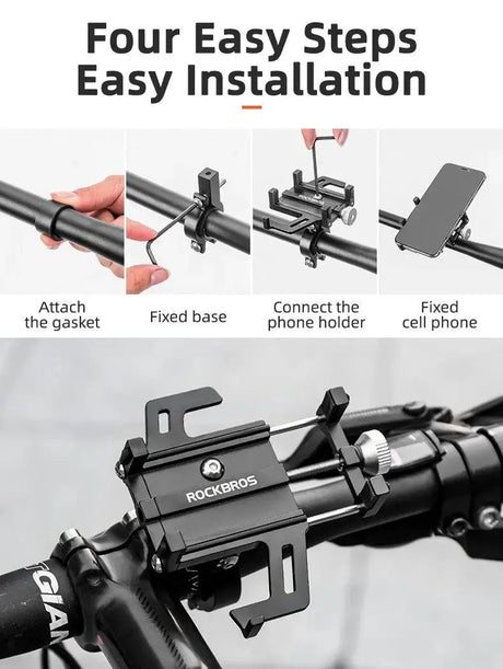 Phone holder for electric scooter - wocomotors