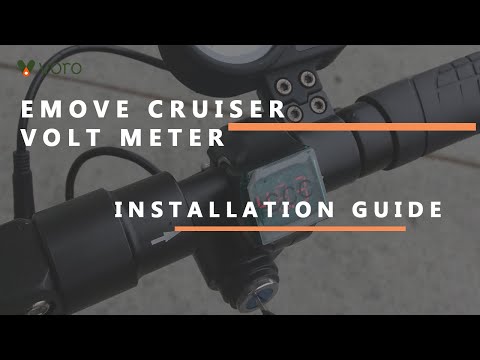 Voltmeter with Key Ignition Lock for EMOVE CRUISER