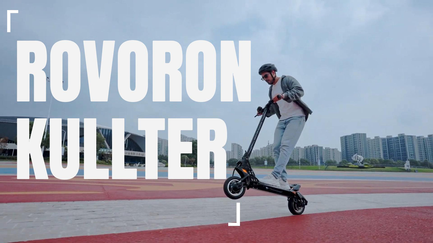rider rovoron kullter electric scooter video banner