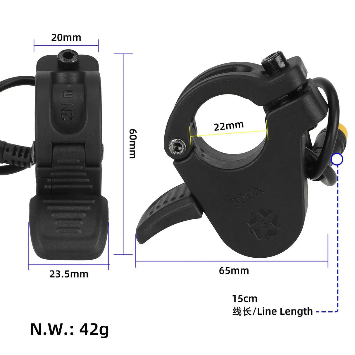 Throttle for kukirin G3 Pro escooter wocomotors