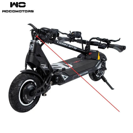 Up flexible part of folding main pole for dualtron bluetran lightning - wocomotors