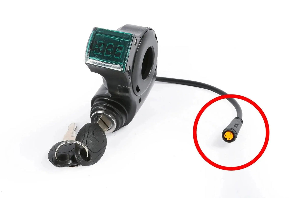 Voltmeter with Key Ignition Lock for EMOVE CRUISER - wocomotors